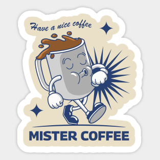 Mister Coffee Sticker